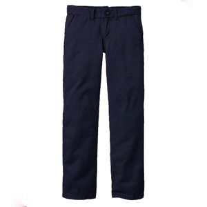 NWT Gap Kids Boys Slim Straight Fit Navy Khakis